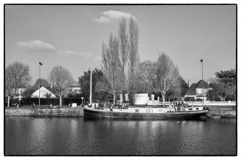 Blain en noir-et-blanc